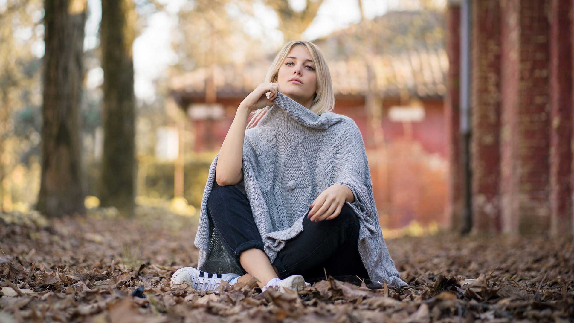 poncho elegante lana alpaca donna